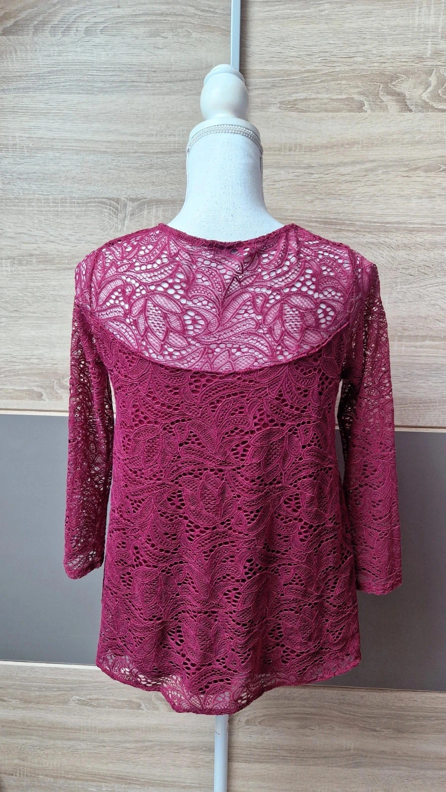 Blouse met kant – photo 3